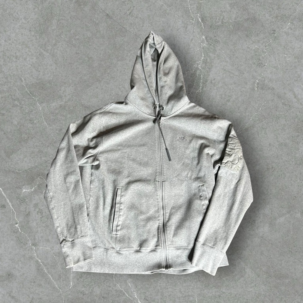 A Cold Wall Hoodie Mens‎ Medium Grey Fleece Full Zip Streetwear Utility Tactical